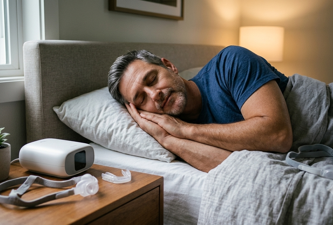 CPAP Alternatives for Side Sleepers Who Keep Pulling Off Their Mask