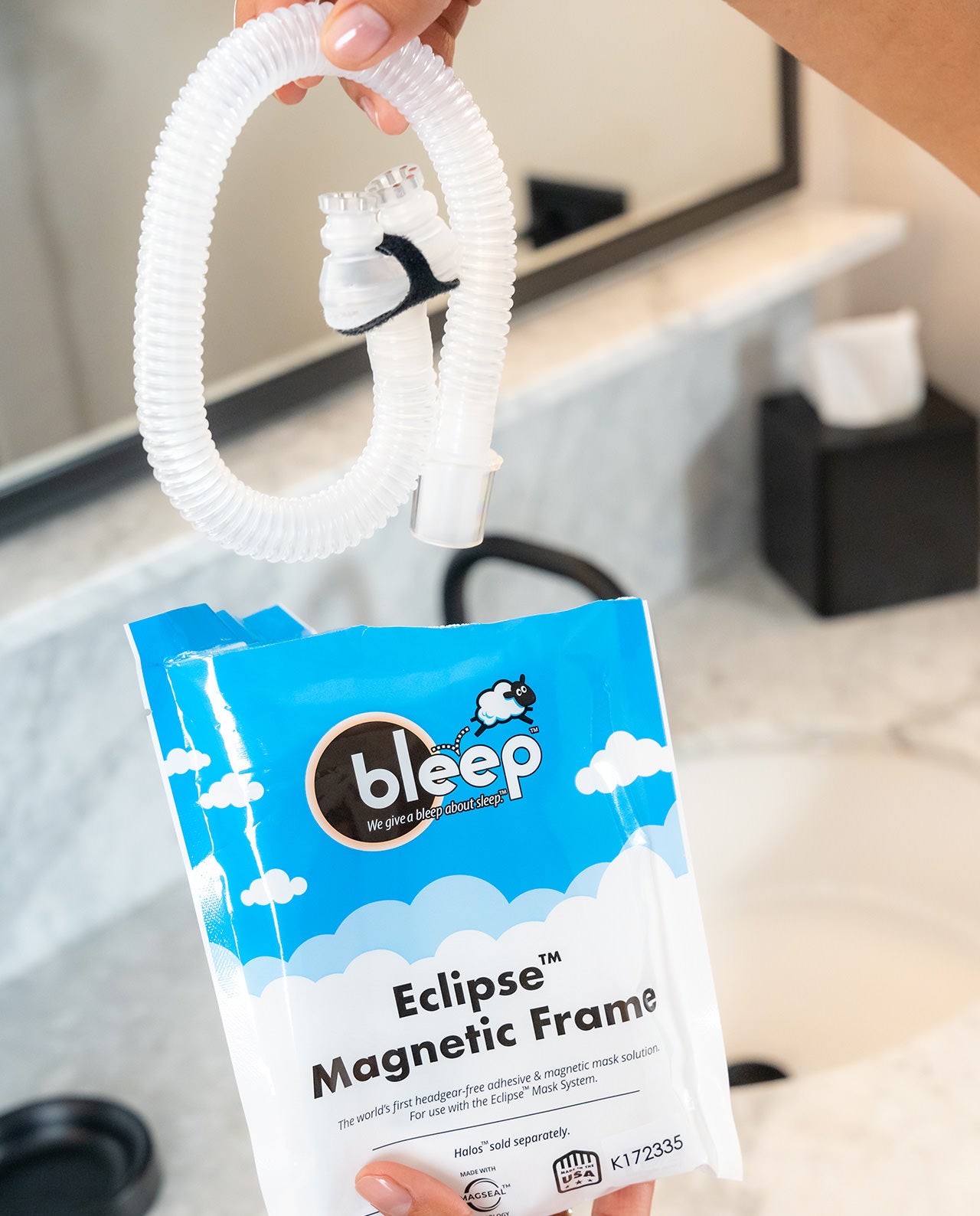 Bleep Eclipse™ Magnetic Frame - (No Prescription/RX Required - Halos Sold Separately) image 5