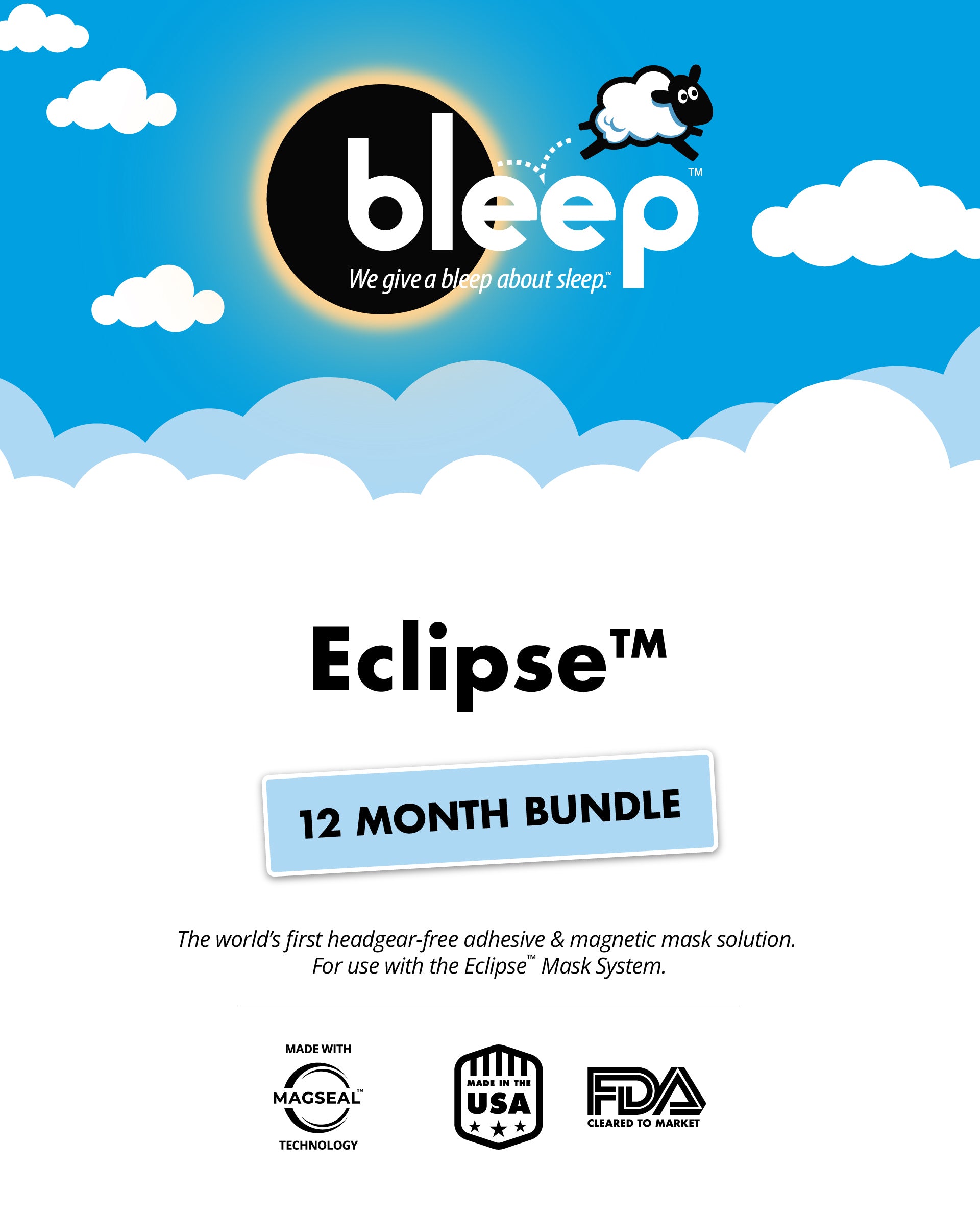 Bleep Eclipse™ 12 Month Bundle – Best Pricing (No RX Required)