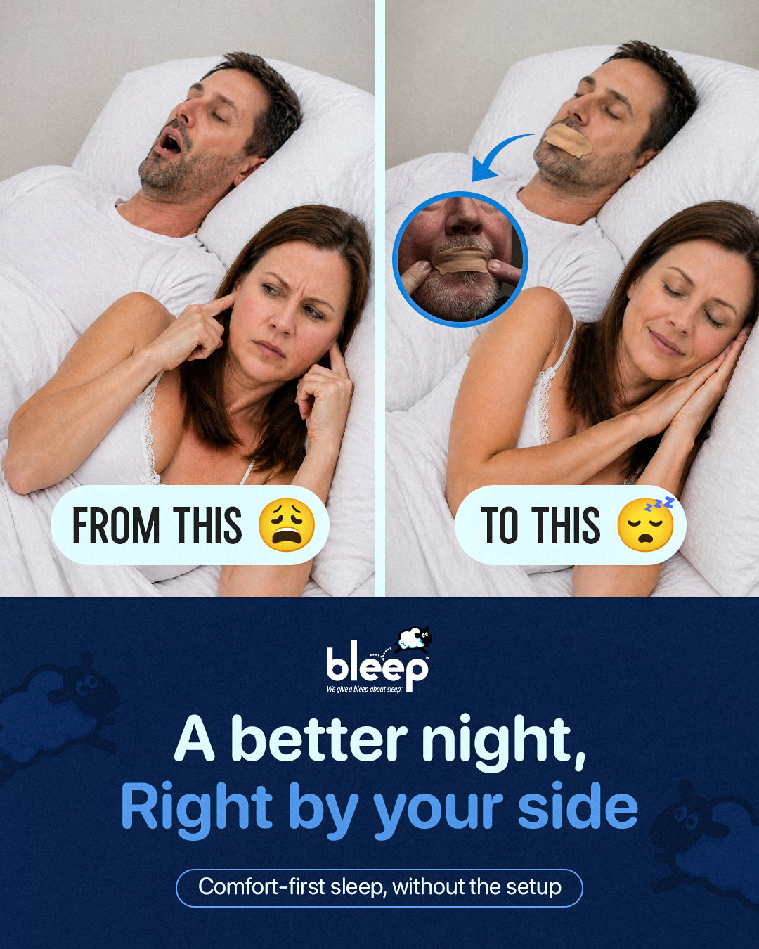 Bleep Kinesiology Mouth Tape