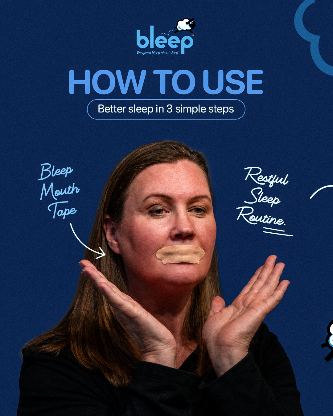 Bleep Kinesiology Mouth Tape